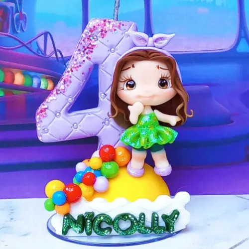 Vela Divertidamente Nojinho Biscuit