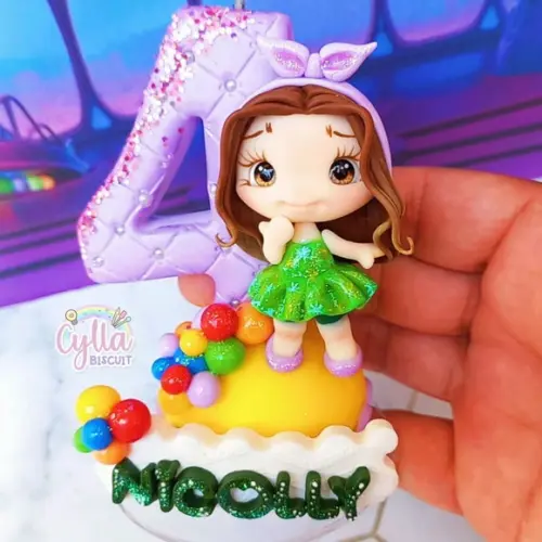 Vela Divertidamente Nojinho Biscuit