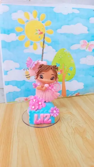 Vela Jardim em Biscuit
