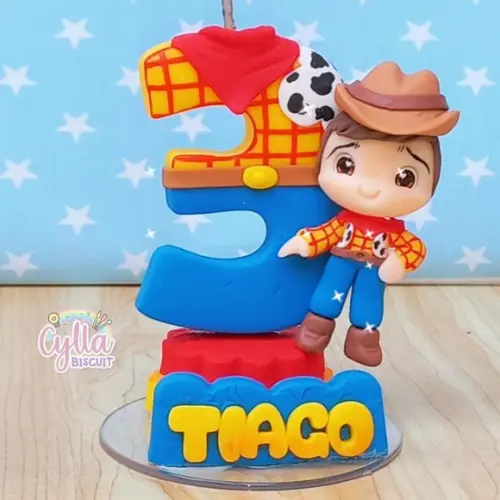 Vela Toy Story em Biscuit