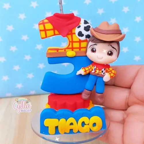 Vela Toy Story em Biscuit