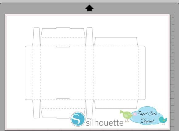 Arquivo Caixa para Mini Pizza em Studio Silhouette
