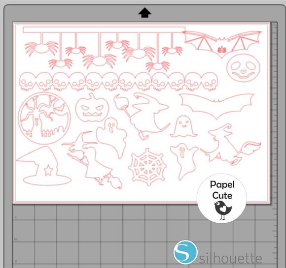 Arquivo de Corte Halloween em Studio Silhouette