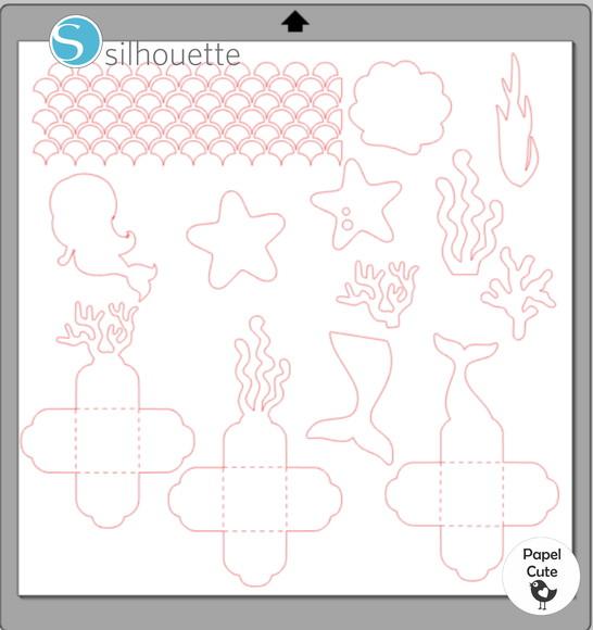 Arquivo de Corte Sereia em Studio Silhouette