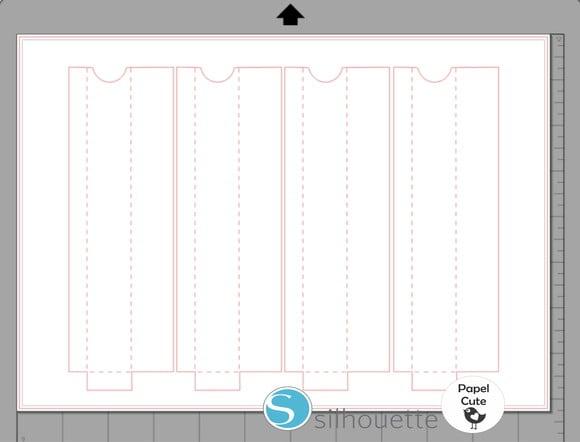 Arquivo Envelope Lixa de Unha em Studio Silhouette