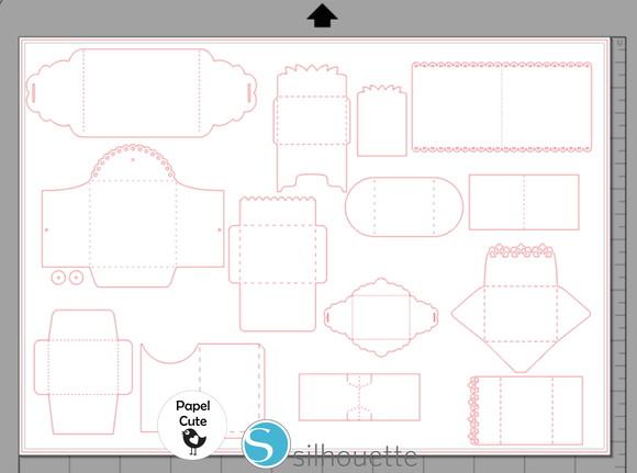 Arquivos de Corte Envelopes 2 em Studio Silhouette