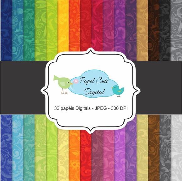 Papéis Estampadinhos 7 Coleção B