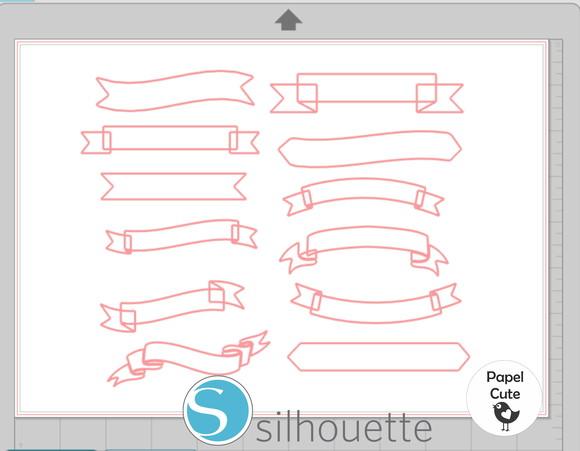 Recorte para Silhouette Studio Banner