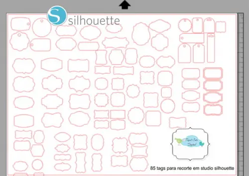 85 Tags para Corte em Studio Silhouette