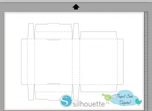 Arquivo Caixa para Mini Pizza em Studio Silhouette