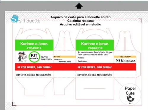 Arquivo Caixa Ressaca em Studio Silhouette