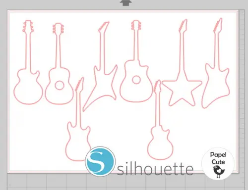 Arquivo de Corte Instrumentos Musicais Studio Silhouette