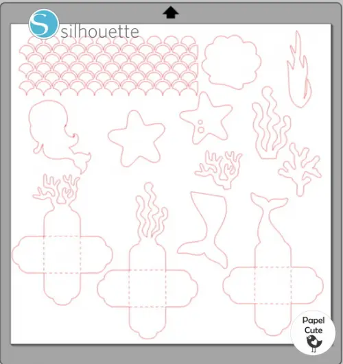 Arquivo de Corte Sereia em Studio Silhouette