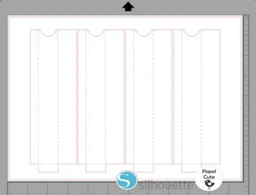 Arquivo Envelope Lixa de Unha em Studio Silhouette