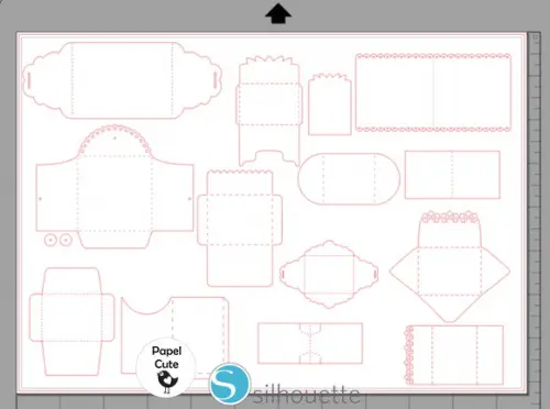 Arquivos de Corte Envelopes 2 em Studio Silhouette