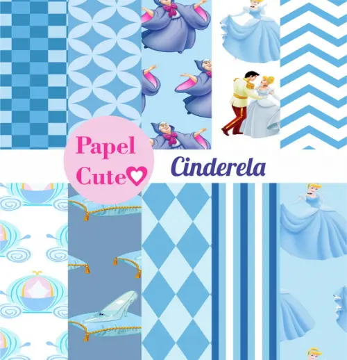 Papéis Cinderela Coleção B