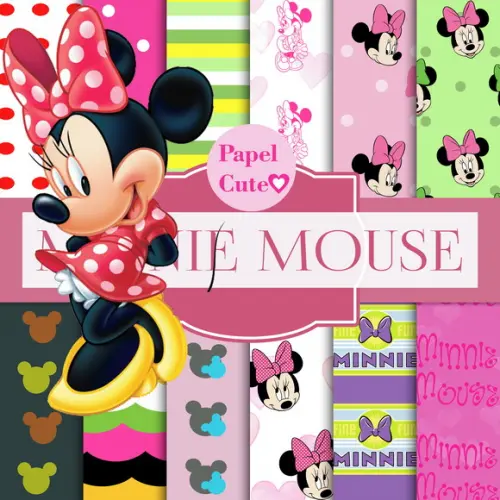 Papéis Digitais Minnie a