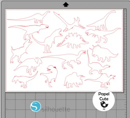 Recortes Dinossauros em Studio Silhouette