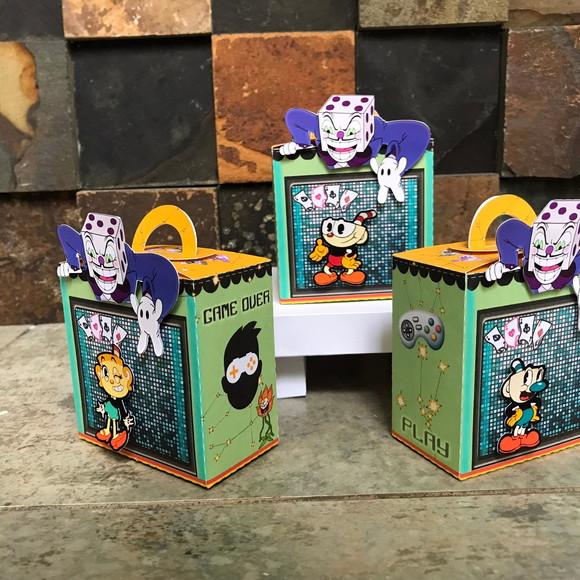 10 Caixa Presente Cuphead