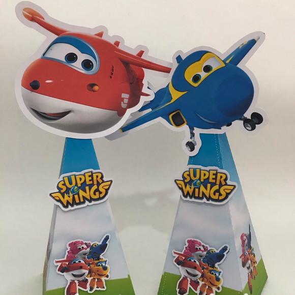 10 Caixas Pirâmide Super Wings
