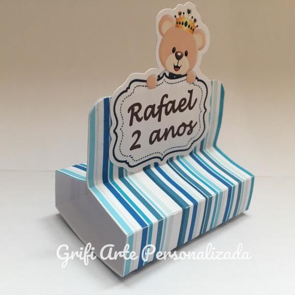 10 Caixas Porta Bis Urso Realeza