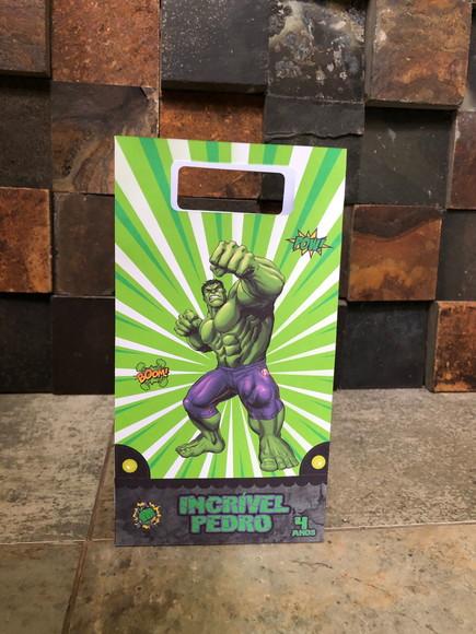 10 Sacolinhas Hulk | Lembrancinha Hulk