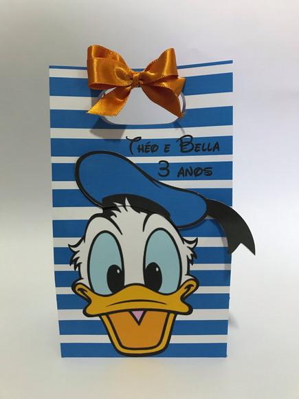 10 Sacolinhas Surpresa Pato Donald