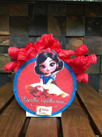 10 Unidades Centro de Mesa Branca de Neve Cute Criança Bebê