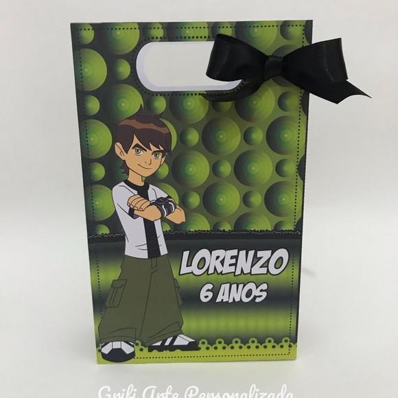 10 Unidades de Sacolinha Surpresa Ben 10