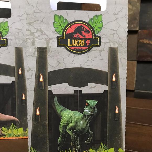 10 Unidades Sacolinha Surpresa Jurassic World