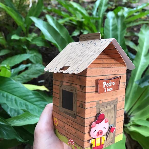 12 Unidades Casinha 3 Porquinhos