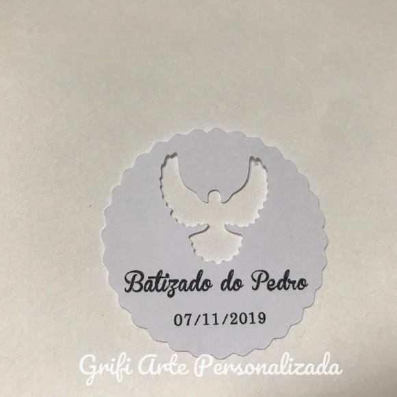 15 Unidades Tag Agradecimento Batizado