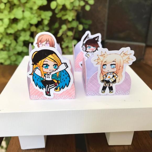 24 Unidades Forminhas Gacha Life