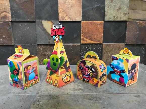 Brawl Stars Personalizado Caixas