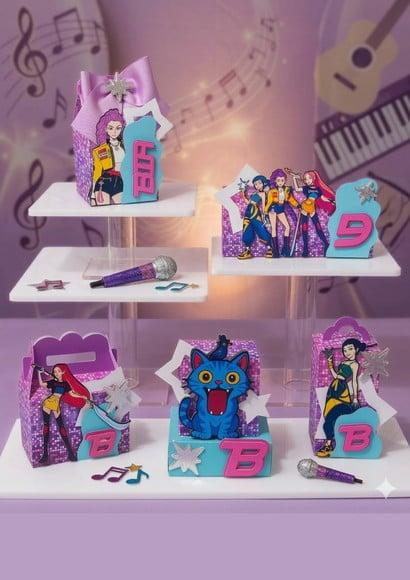 Caixa Personalizado Huntrix Guerreira do Pop