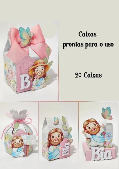 Caixas Personalizado Jesus Kit Festa Deus
