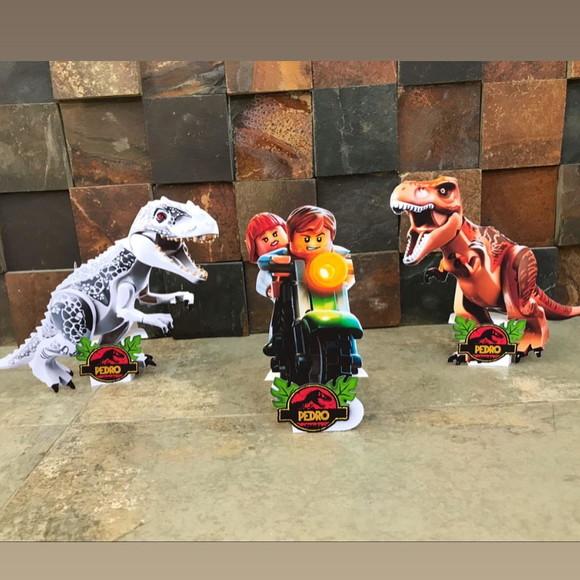 Decoração Dinossauro Lego | Jurassic World Lego