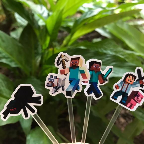 Festa em Casa Minecraft Só Um Bolinho