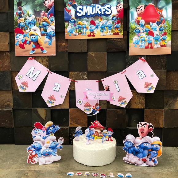 Festa em Casa Smurfs