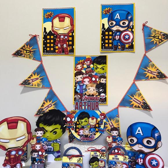 Festa em Casa Super Heróis Baby