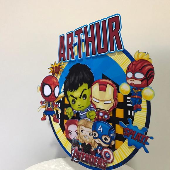 Festa em Casa Super Heróis Baby