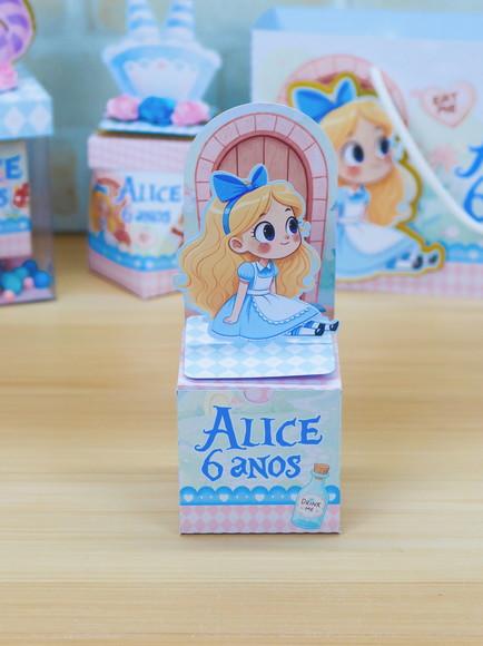Festa Personalizado Alice no País Maravilhas Baby 46 Itens
