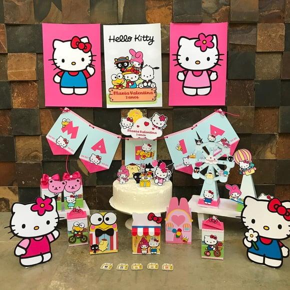 Hello Kitty Só Um Bolinho | Festa em Casa Hello Kitty