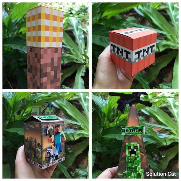 Kit Festa Aniversario Minecraft Menino