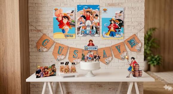 Kit Festa One Piece 51 Itens