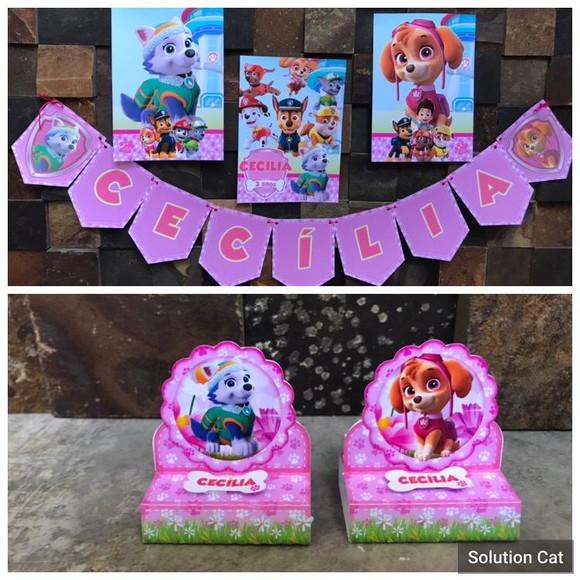 Kit Festas Patrulha Canina Menina