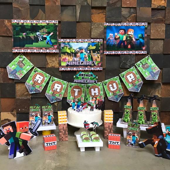 Lembrancinha Minecraft