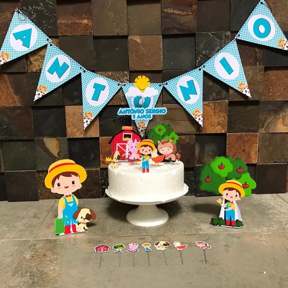 Mesversário Fazendinha Menino