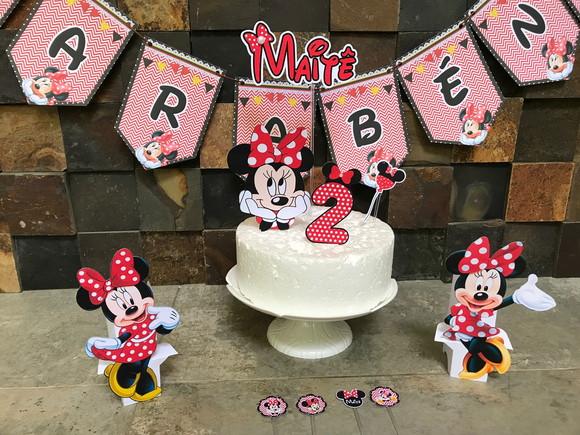 Minnie Vermelha Festa de Aniversario