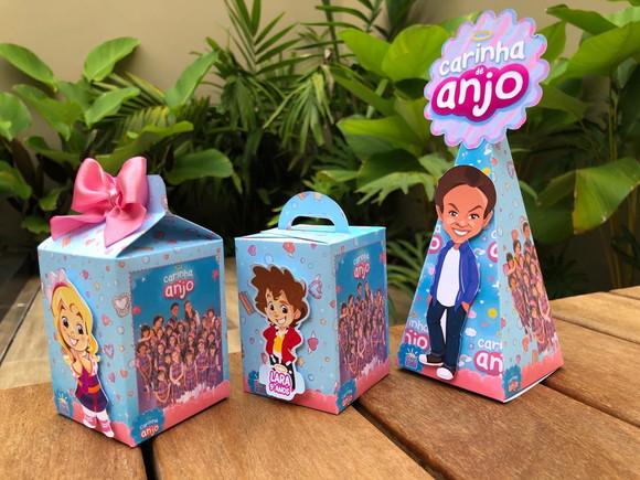 Personalizado Carinha de Anjo 25 Itens | Caixas | Lembrancin